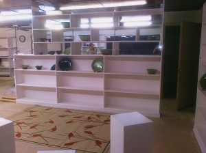 Other side of gallery space Gallery to Pincu Pottery