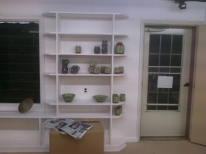 Starting to set pots out Front door and setting pots out