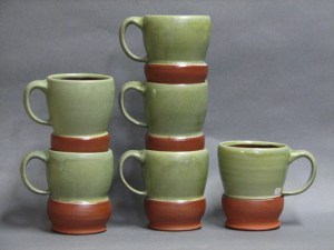 mugs, stacked