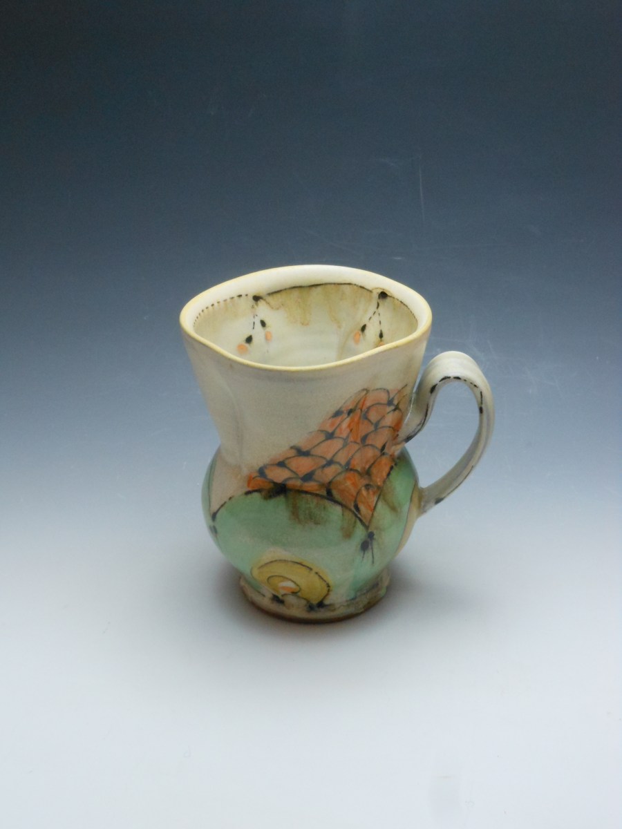 Mug with flower