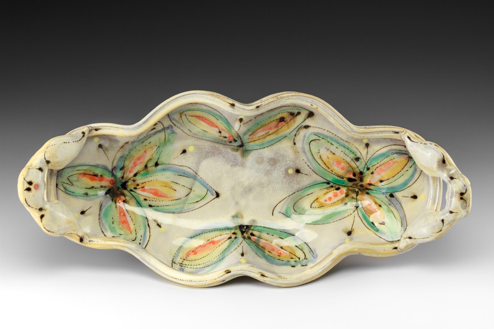 Oval Serving Dish by Elise Delfield of Pincu Pottery